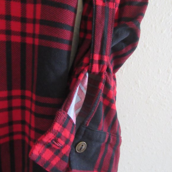 Derek Heart Red plaid Dress Size XL - Picture 3 of 9